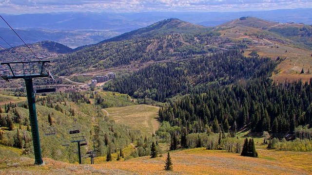 view from Deer Valley Empire Canyon Lodge on 2026-09-13