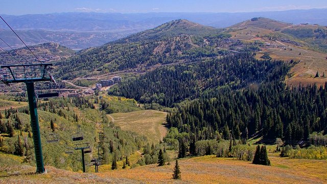 view from Deer Valley Empire Canyon Lodge on 2026-09-14