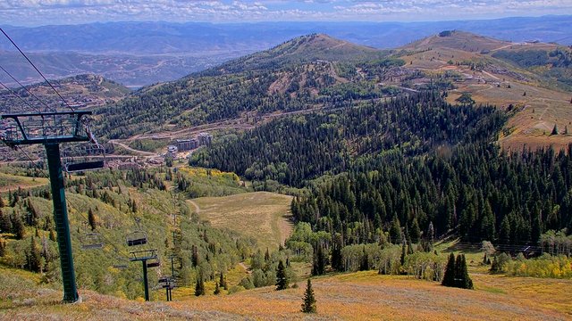 view from Deer Valley Empire Canyon Lodge on 2026-09-15