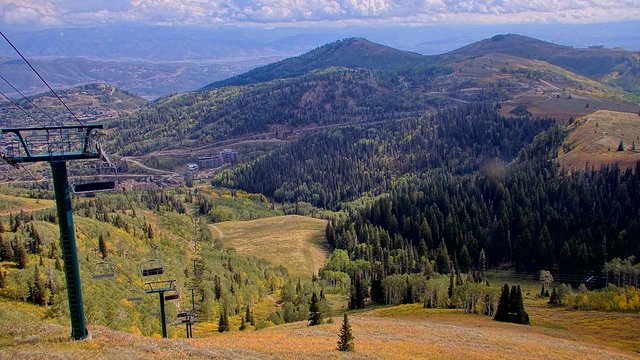 view from Deer Valley Empire Canyon Lodge on 2026-09-16