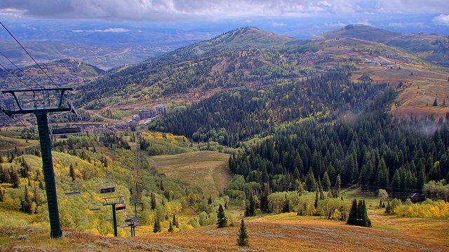 view from Deer Valley Empire Canyon Lodge on 2026-09-18