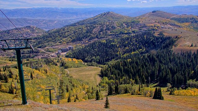 view from Deer Valley Empire Canyon Lodge on 2026-09-21