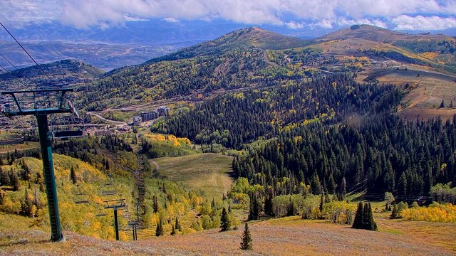 view from Deer Valley Empire Canyon Lodge on 2026-09-22
