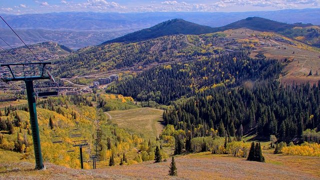 view from Deer Valley Empire Canyon Lodge on 2026-09-23
