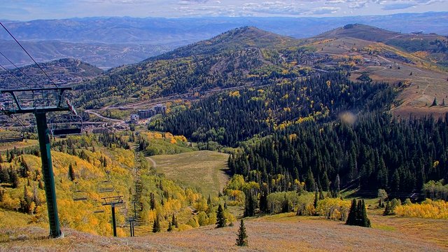 view from Deer Valley Empire Canyon Lodge on 2026-09-24