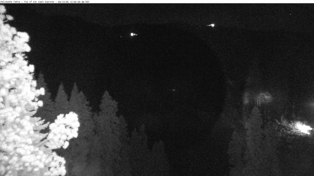 time-lapse frame, Palisades Far East webcam