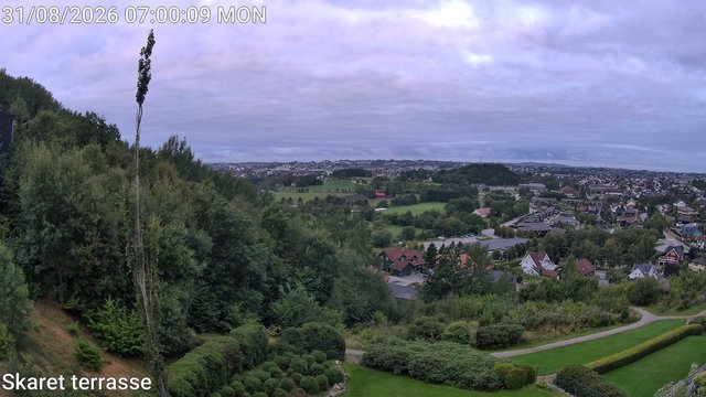 time-lapse frame, Skaret terrasse webcam