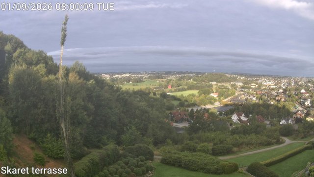 time-lapse frame, Skaret terrasse webcam