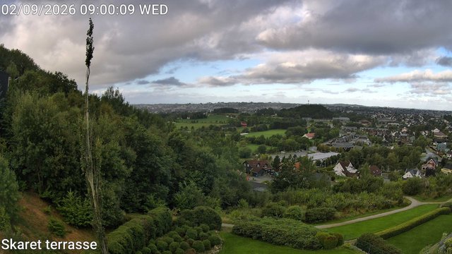 time-lapse frame, Skaret terrasse webcam
