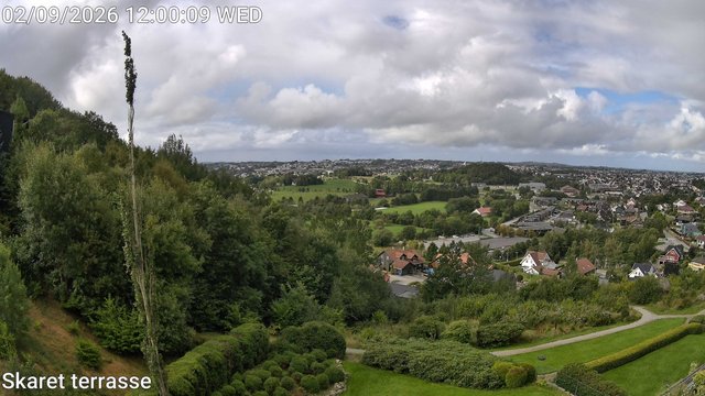 view from Skaret terrasse on 2026-09-02