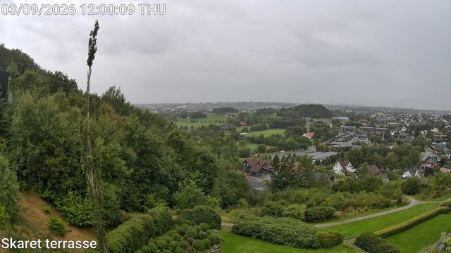 view from Skaret terrasse on 2026-09-03