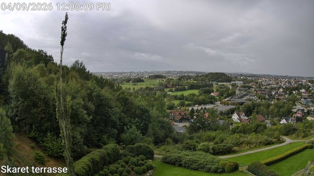view from Skaret terrasse on 2026-09-04