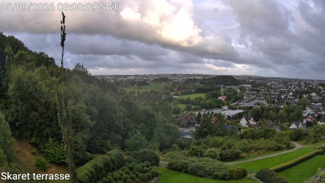 time-lapse frame, Skaret terrasse webcam
