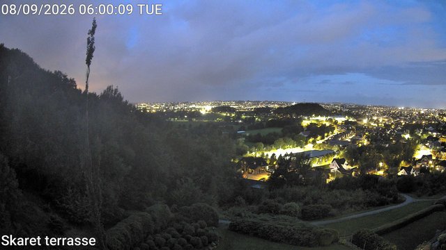 time-lapse frame, Skaret terrasse webcam