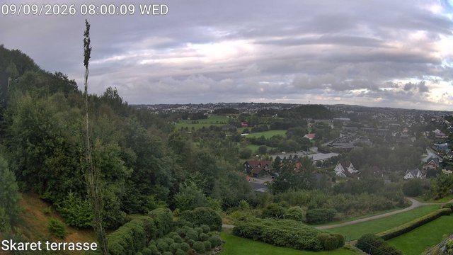 time-lapse frame, Skaret terrasse webcam