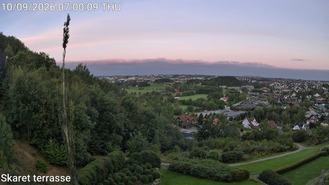 time-lapse frame, Skaret terrasse webcam