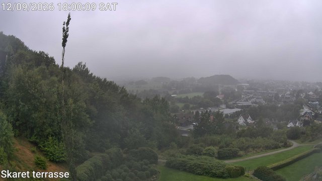 view from Skaret terrasse on 2026-09-12