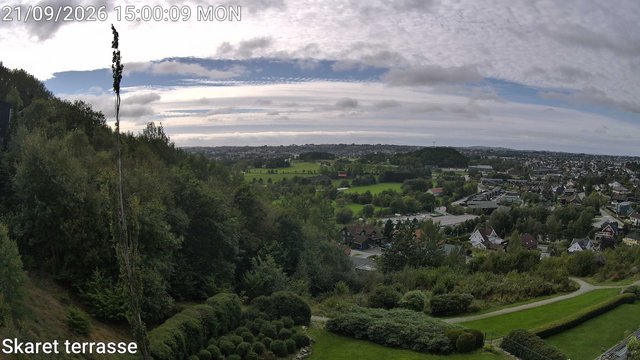 view from Skaret terrasse on 2026-09-21