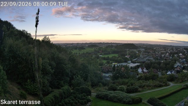 time-lapse frame, Skaret terrasse webcam