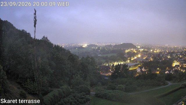 view from Skaret terrasse on 2026-09-23