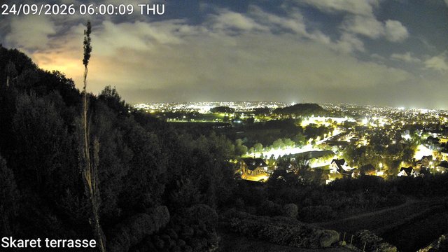 time-lapse frame, Skaret terrasse webcam