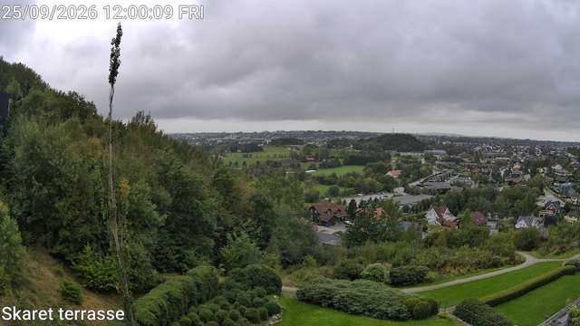 view from Skaret terrasse on 2026-09-25