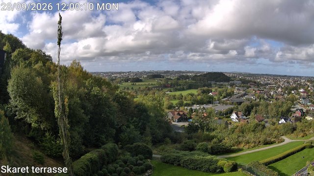 view from Skaret terrasse on 2026-09-28