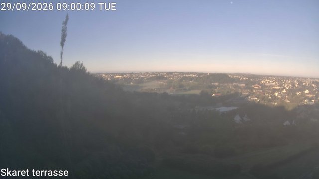 time-lapse frame, Skaret terrasse webcam