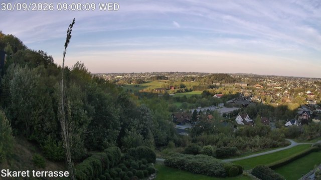 time-lapse frame, Skaret terrasse webcam