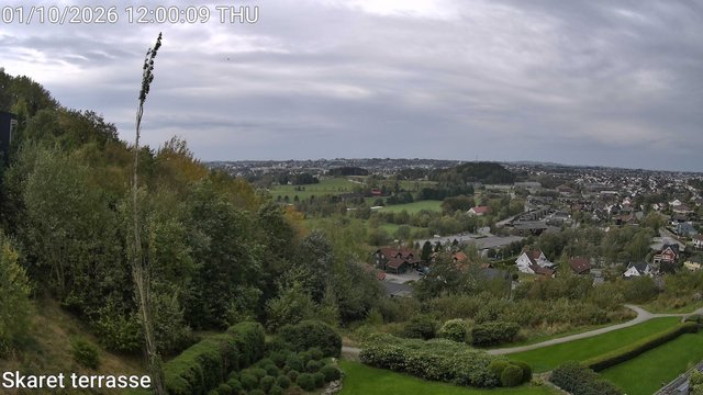 view from Skaret terrasse on 2026-10-01