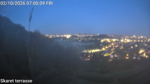 time-lapse frame, Skaret terrasse webcam