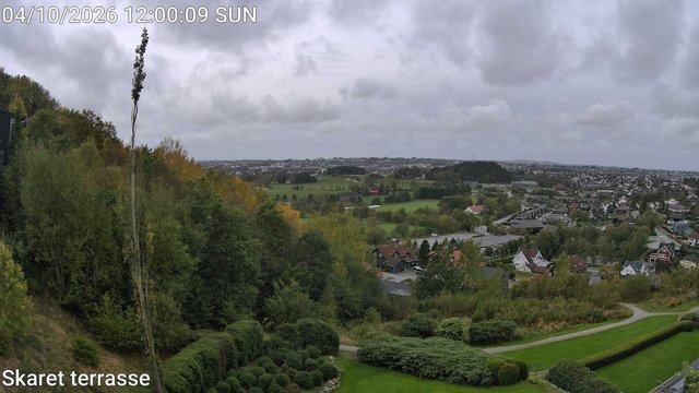 view from Skaret terrasse on 2026-10-04