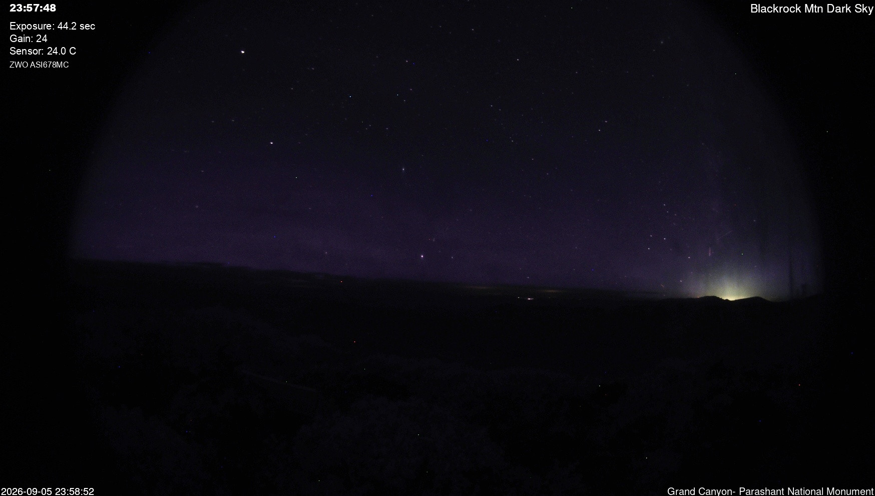 view from Blackrock - Dark Sky on 2026-09-05