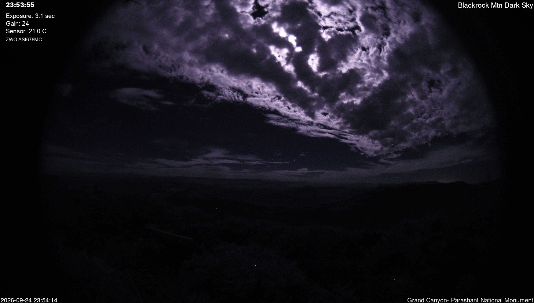 view from Blackrock - Dark Sky on 2026-09-24