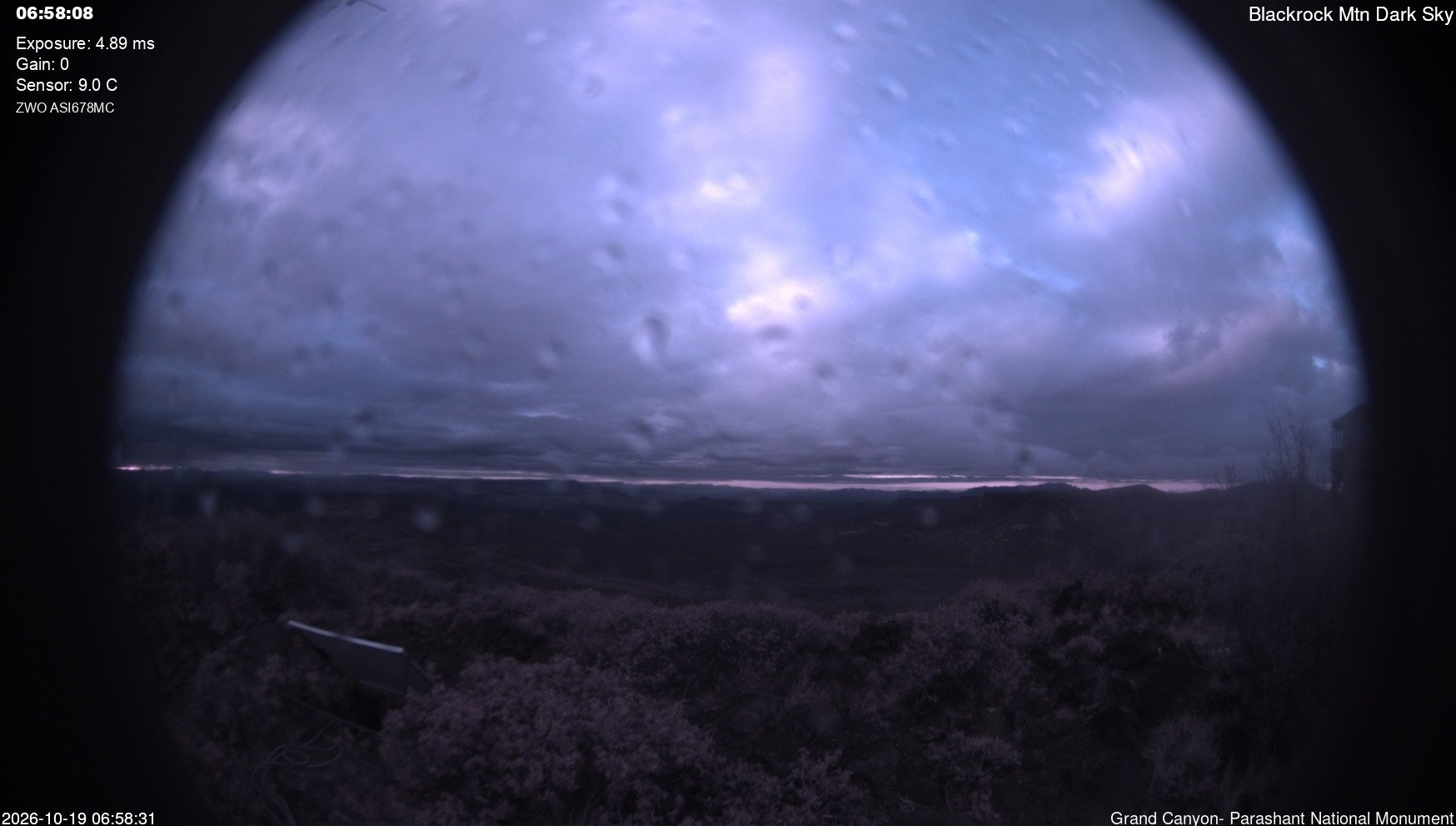 time-lapse frame, Blackrock - Dark Sky webcam