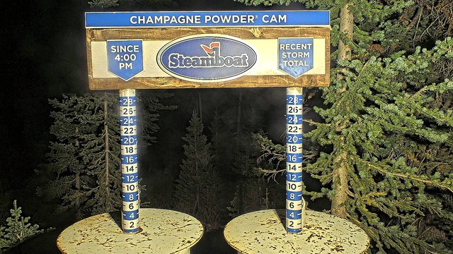 time-lapse frame, Steamboat Champagne Powder webcam