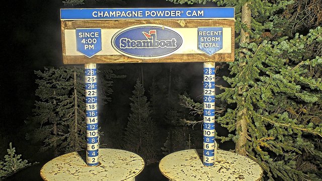 time-lapse frame, Steamboat Champagne Powder webcam