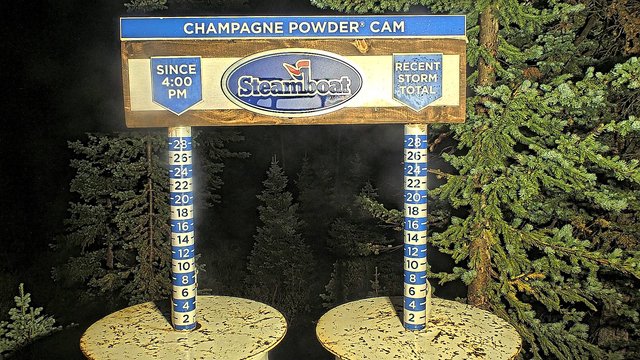 time-lapse frame, Steamboat Champagne Powder webcam