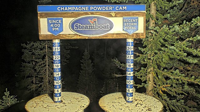 time-lapse frame, Steamboat Champagne Powder webcam