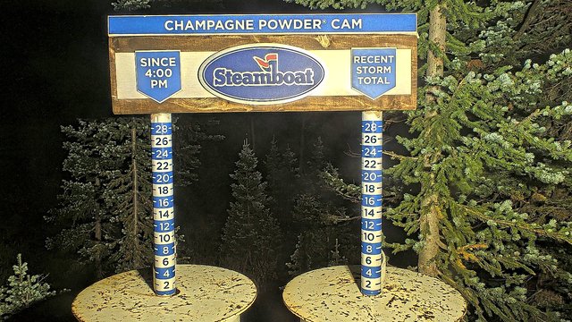 time-lapse frame, Steamboat Champagne Powder webcam