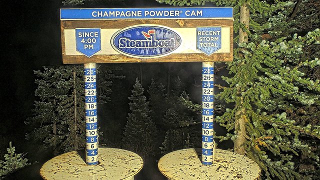 time-lapse frame, Steamboat Champagne Powder webcam