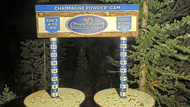 time-lapse frame, Steamboat Champagne Powder webcam