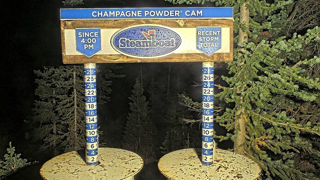 time-lapse frame, Steamboat Champagne Powder webcam