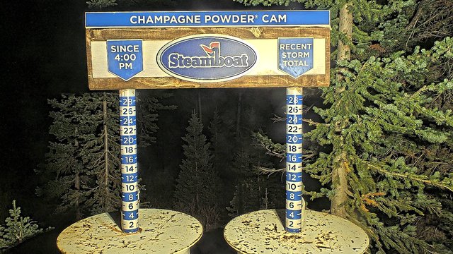 time-lapse frame, Steamboat Champagne Powder webcam