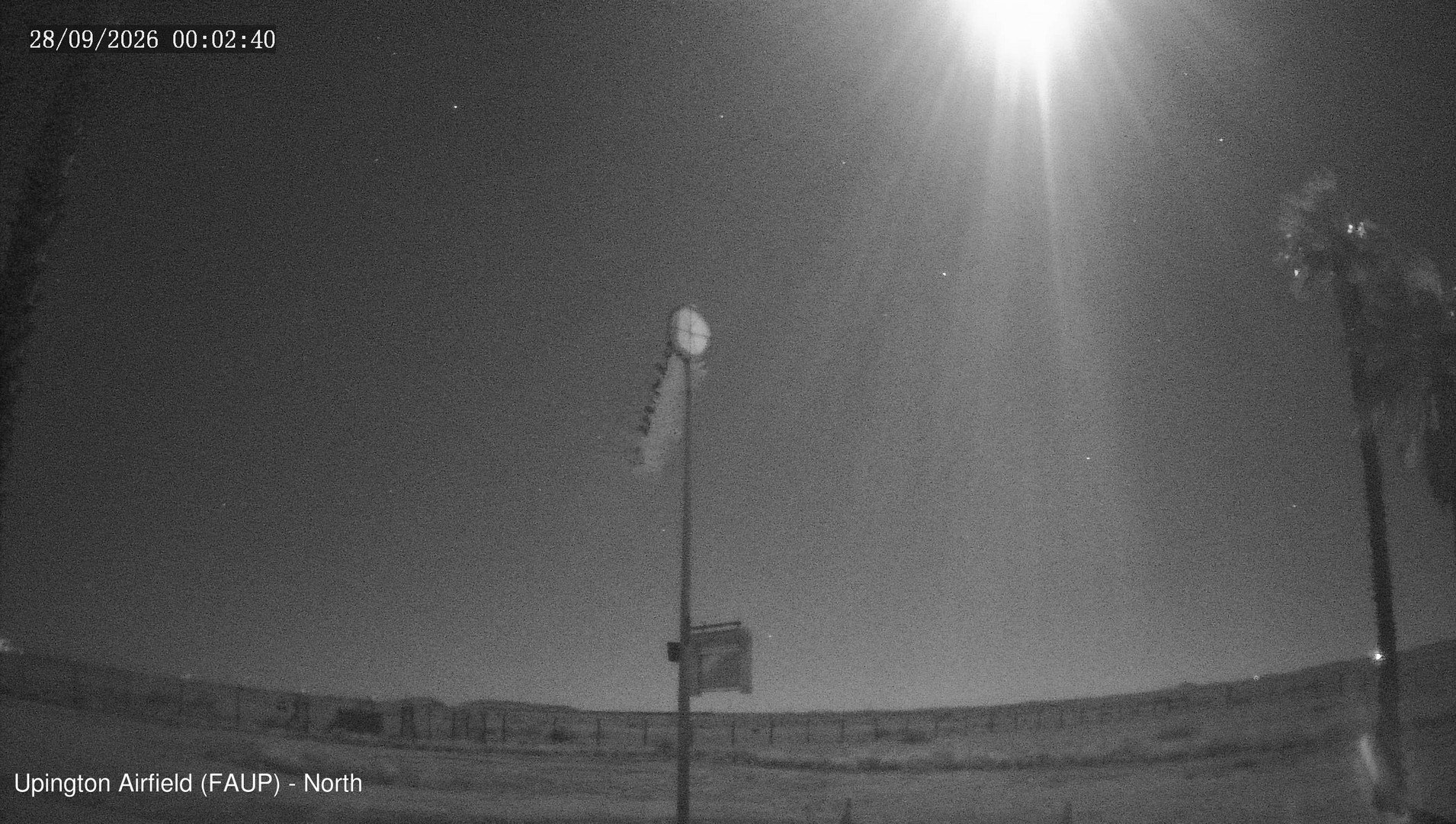 time-lapse frame, FAUP (Upington) webcam