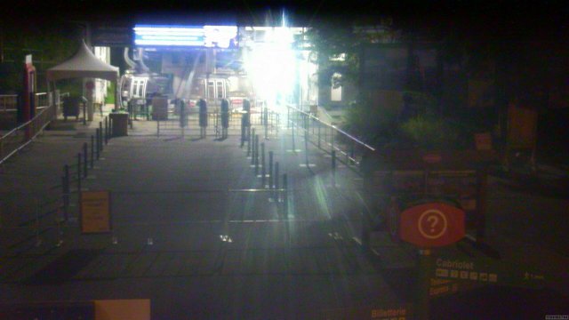 time-lapse frame, Tremblant Base Sud webcam