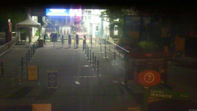 time-lapse frame, Tremblant Base Sud webcam