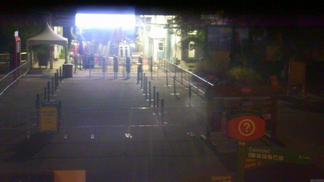time-lapse frame, Tremblant Base Sud webcam