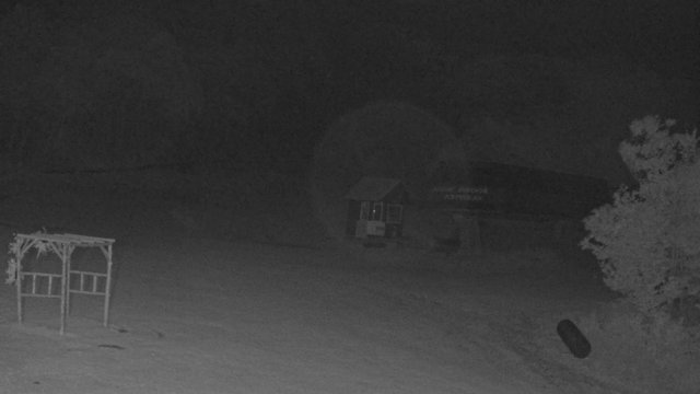 time-lapse frame, Sugarbush Slide Brook Lift webcam