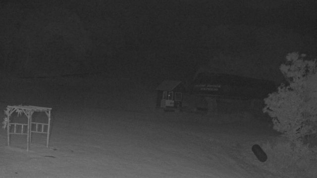 time-lapse frame, Sugarbush Slide Brook Lift webcam